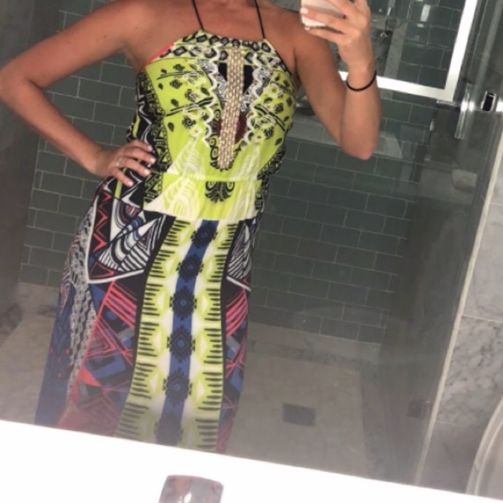 Beaded maxi dress